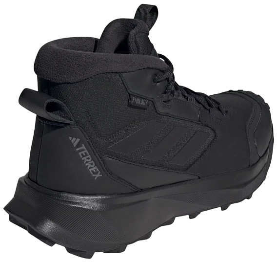 Ботинки мужские Adidas Terrex Winter Boot Mid Leather Cblack/Cblack/Grefou - Фото 3 большая