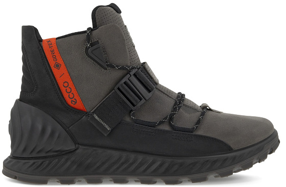 Ботинки мужские Ecco Exostrike Grey/Black - Фото 2 большая