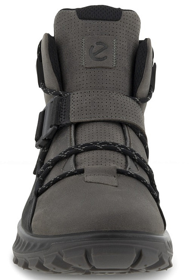 Ботинки мужские Ecco Exostrike Grey/Black - Фото 5 большая
