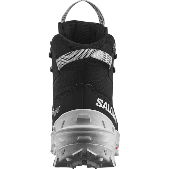 Ботинки мужские Salomon Crosstrak Powder WP Black/Black/White - Фото 9 большая