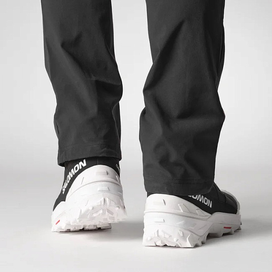 Ботинки мужские Salomon Crosstrak Powder WP Black/Black/White - Фото 10 большая