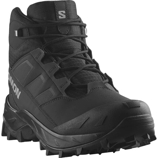 Ботинки мужские Salomon Crosstrak WP Black/Black/Asphalt - Фото 6 большая