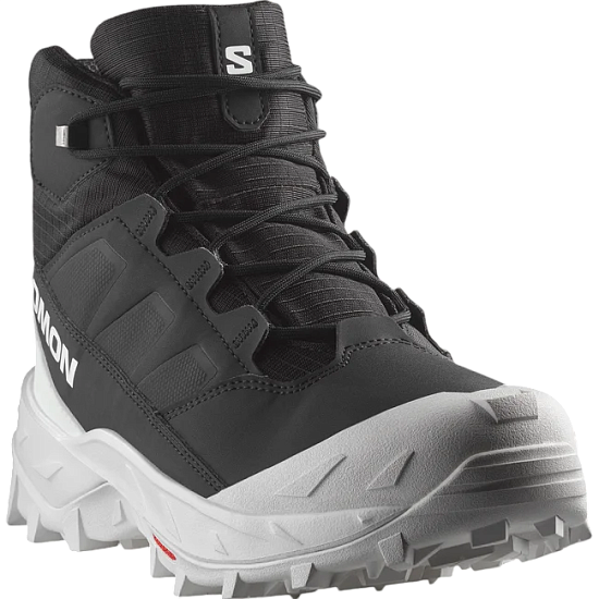 Ботинки мужские Salomon Crosstrak WP Black/Black/White - Фото 5 большая