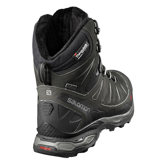 Ботинки мужские Salomon X Ultra Winter CS WP Black/Rosin/Castor Gray - Фото 3 большая