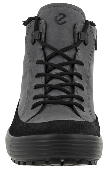 Ботинки мужские Ecco Soft 7 Tred Black/Grey - Фото 4 большая