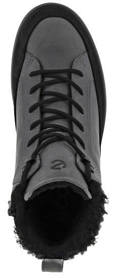 Ботинки мужские Ecco Soft 7 Tred Black/Grey - Фото 6 большая