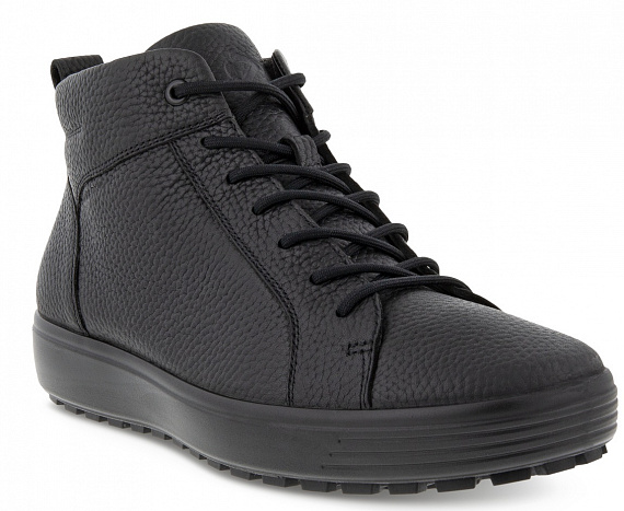 Ботинки мужские Ecco Soft 7 Tred Black - Фото 1 большая
