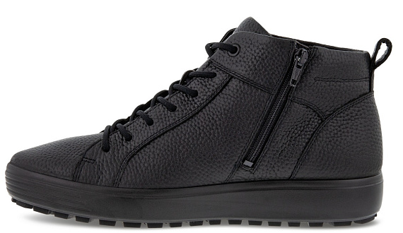 Ботинки мужские Ecco Soft 7 Tred Black - Фото 3 большая