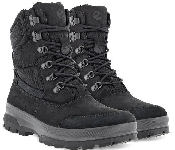 Ботинки мужские Ecco Rugged Track Black - Фото 4 большая