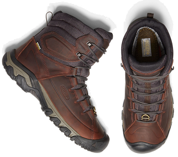 Ботинки мужские Keen Targhee Lace Boot High Cocoa/Mulch - Фото 2 большая