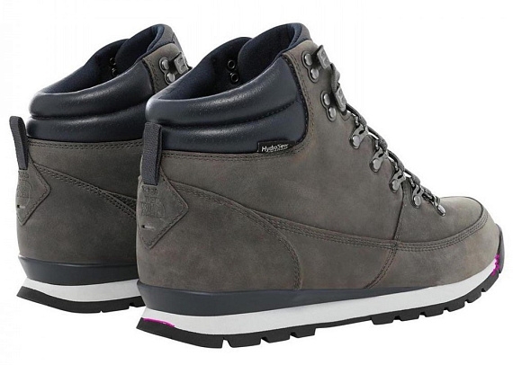 Ботинки мужские The North Face Back-To-Berkeley Redux Leather Zinc Grey/Ebony Grey - Фото 3 большая