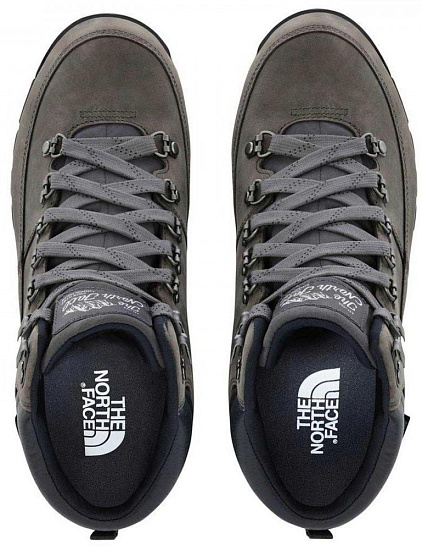 Ботинки мужские The North Face Back-To-Berkeley Redux Leather Zinc Grey/Ebony Grey - Фото 4 большая