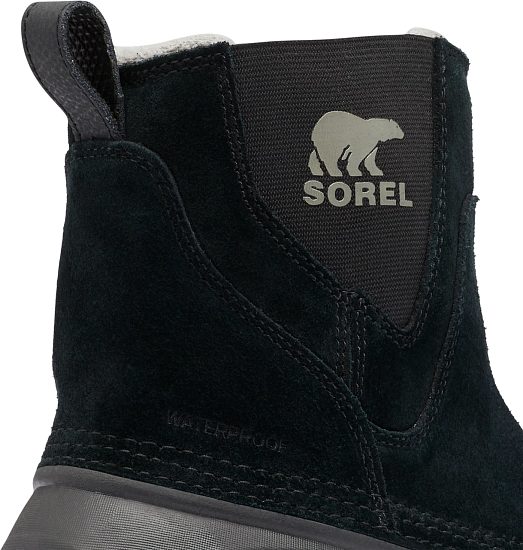 Сапоги мужские Sorel Buxton Pull On Boot Wp Black/Quarry - Фото 8 большая