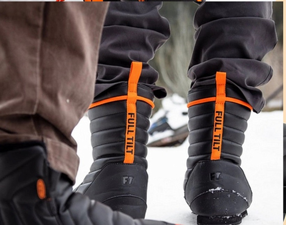 Ботинки мужские Full Tilt Apres Bootie 2.0 Black Orange - Фото 6 большая