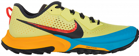 Кроссовки мужские Nike Air Zoom Terra Kiger 7 Limelight/Laser Blue/Dark Sulfur/Off Noir - Фото 1 большая