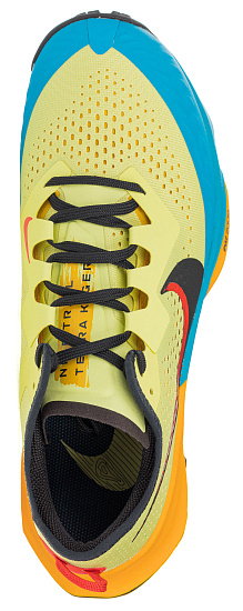 Кроссовки мужские Nike Air Zoom Terra Kiger 7 Limelight/Laser Blue/Dark Sulfur/Off Noir - Фото 4 большая