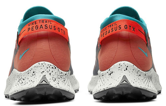 Кроссовки мужские Nike Pegasus Trail 2 GTX Dark Smoke Grey/Martian Sunrise/Aquamarine/Bright Crimson - Фото 7 большая