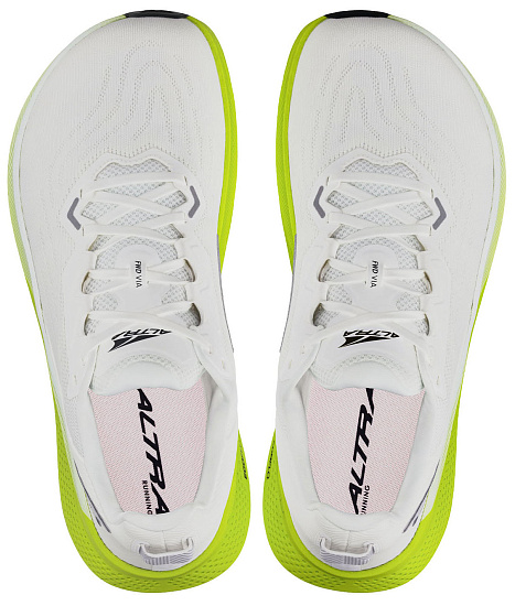 Кроссовки мужские Altra Fwd Via White/Lime - Фото 5 большая