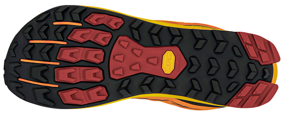 Кроссовки мужские Altra Lone Peak 9+ Orange/Black - Фото 6 большая