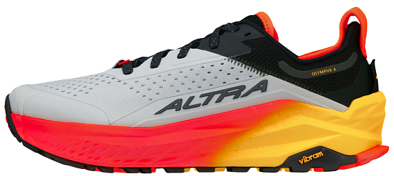 Кроссовки мужские Altra Olympus 6 Gray/Red - Фото 6 большая