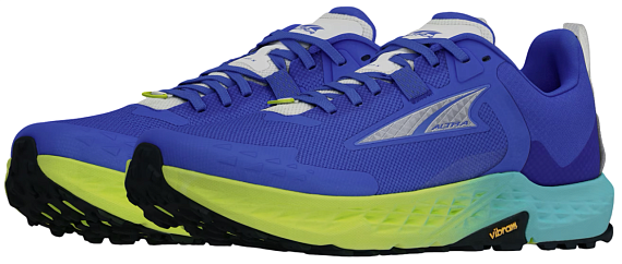 Кроссовки мужские Altra Timp 5 Blue/Lime - Фото 3 большая