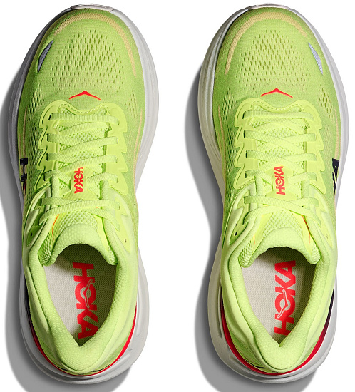 Кроссовки мужские Hoka Bondi 9 Neon Yuzu /Sunlight - Фото 3 большая