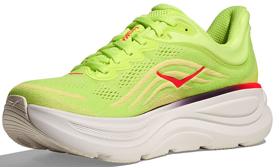 Кроссовки мужские Hoka Bondi 9 Neon Yuzu /Sunlight - Фото 4 большая