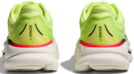 Кроссовки мужские Hoka Bondi 9 Neon Yuzu /Sunlight - Фото 5 большая