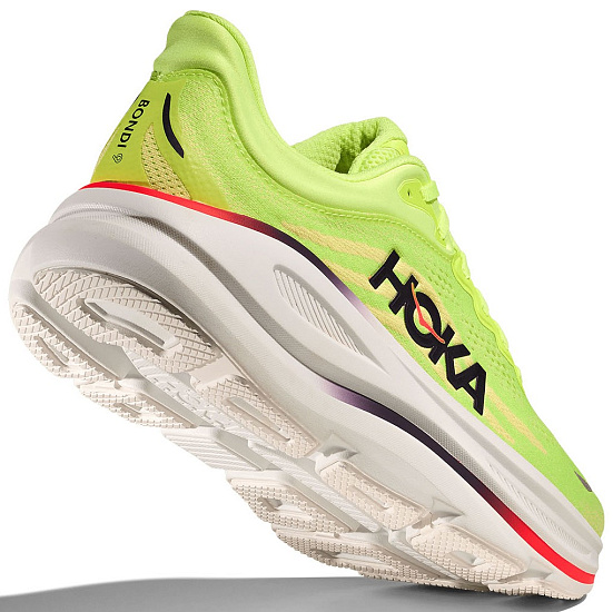 Кроссовки мужские Hoka Bondi 9 Neon Yuzu /Sunlight - Фото 7 большая