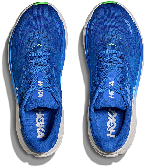 Кроссовки мужские Hoka Arahi 8 Cobalt Blue/Neon Green - Фото 3 большая