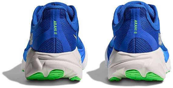 Кроссовки мужские Hoka Arahi 8 Cobalt Blue/Neon Green - Фото 5 большая