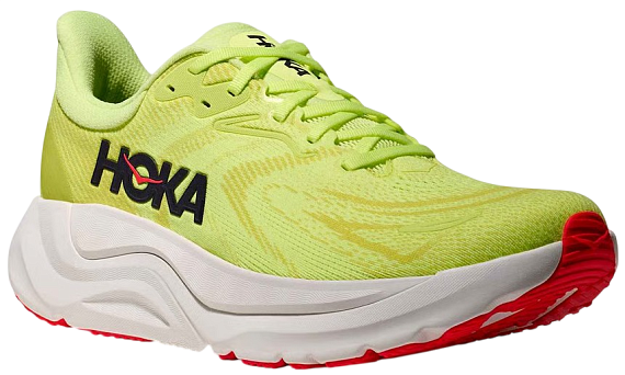 Кроссовки мужские Hoka Arahi 8 Neon Yuzu/Neon Flame - Фото 6 большая
