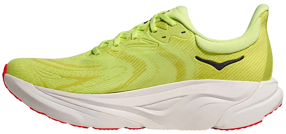 Кроссовки мужские Hoka Arahi 8 Neon Yuzu/Neon Flame - Фото 7 большая