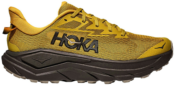 Кроссовки мужские Hoka Challenger 8 Mustard Seed Black - Фото 1 большая
