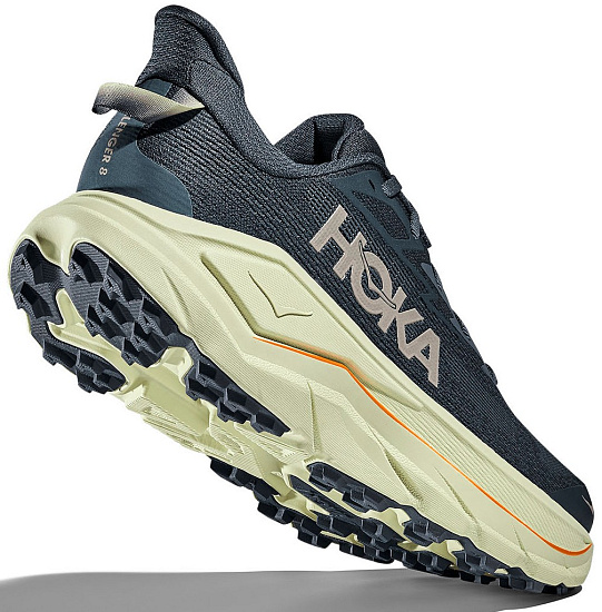 Кроссовки мужские Hoka Challenger 8 Wide Faded Navy/Pampas Grass - Фото 6 большая