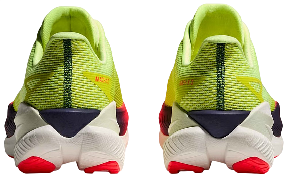 Кроссовки мужские Hoka Mach X 3 Neon Yuzu/Squid Ink - Фото 5 большая