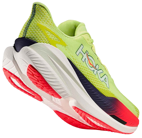 Кроссовки мужские Hoka Mach X 3 Neon Yuzu/Squid Ink - Фото 6 большая
