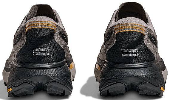 Кроссовки мужские Hoka Mafate 5 Cement/Black - Фото 4 большая