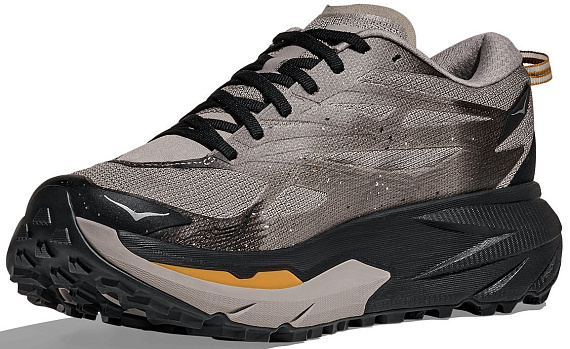 Кроссовки мужские Hoka Mafate 5 Cement/Black - Фото 5 большая