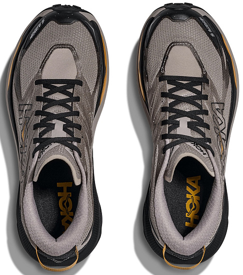 Кроссовки мужские Hoka Mafate 5 Cement/Black - Фото 6 большая