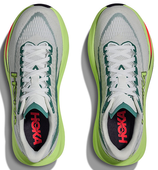 Кроссовки мужские Hoka Mach 7 Frost Neon Yuzu - Фото 3 большая
