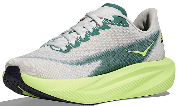 Кроссовки мужские Hoka Mach 7 Frost Neon Yuzu - Фото 4 большая