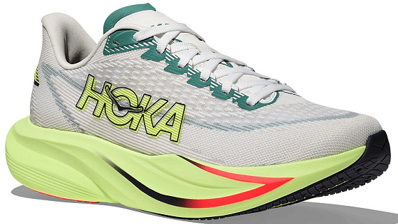Кроссовки мужские Hoka Mach 7 Frost Neon Yuzu - Фото 6 большая