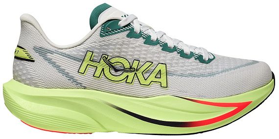 Кроссовки мужские Hoka Mach 7 Frost Neon Yuzu - Фото 1 большая