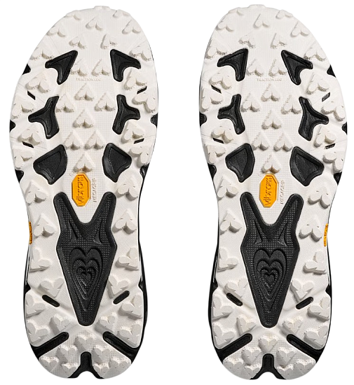 Кроссовки мужские Hoka Speedgoat 7 Black/White - Фото 3 большая