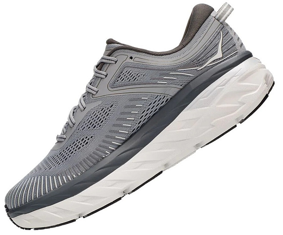 Кроссовки мужские Hoka Bondi 7 Wild Dove/Dark Shadow - Фото 6 большая