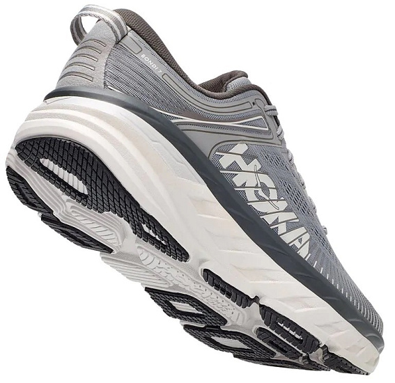 Кроссовки мужские Hoka Bondi 7 Wild Dove/Dark Shadow - Фото 7 большая