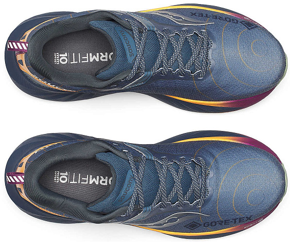 Кроссовки мужские Saucony Triumph 22 Gtx Mirage/Navy - Фото 5 большая