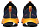 Кроссовки мужские Saucony Ride Tr2 Gtx Navy/Peel - Фото 4 малая