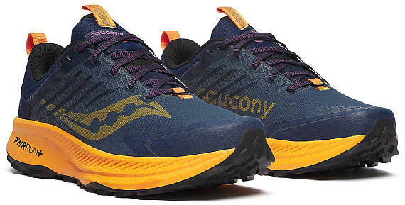 Кроссовки мужские Saucony Ride Tr2 Gtx Navy/Peel - Фото 2 большая